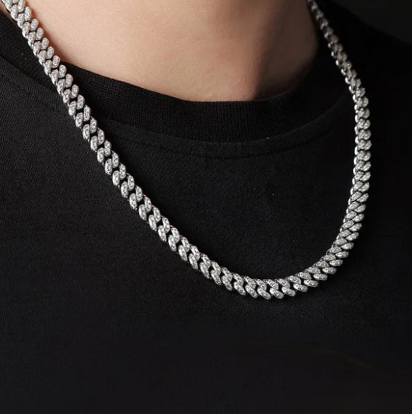 CUBAN CHAIN MOISSANITE 8MM