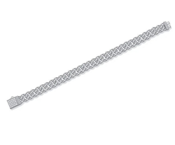 CUBAN BRACELET MOISSANITE