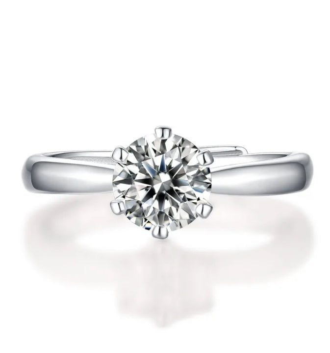 1CT RING ENGAGEMENT MOISSANITE