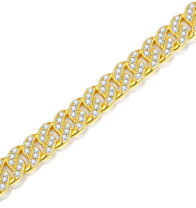 CLASSIC CUBAN CHAIN MOISSANITE 8MM LIMITED EDITION