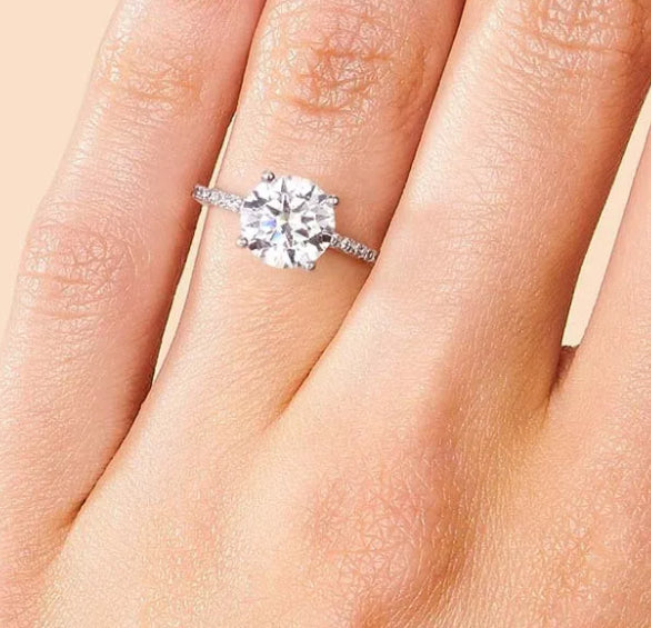 1CT RING PV MOISSANITE