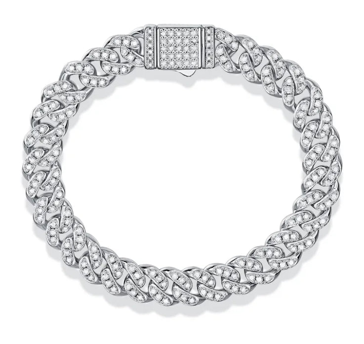 CUBAN BRACELET MOISSANITE