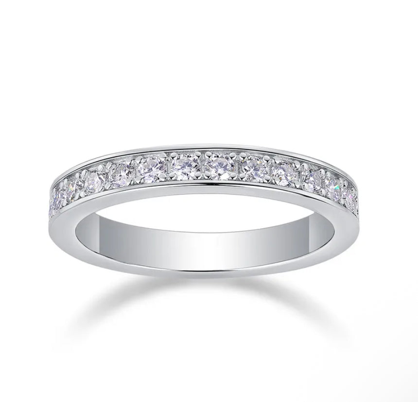 Churumbela moissanita plata .925