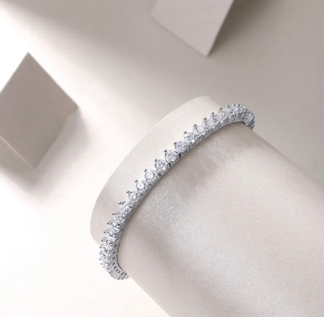 TENIS BRACELET TRI MOISSANITE