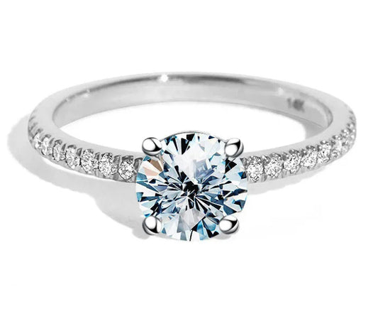 1CT RING PV MOISSANITE