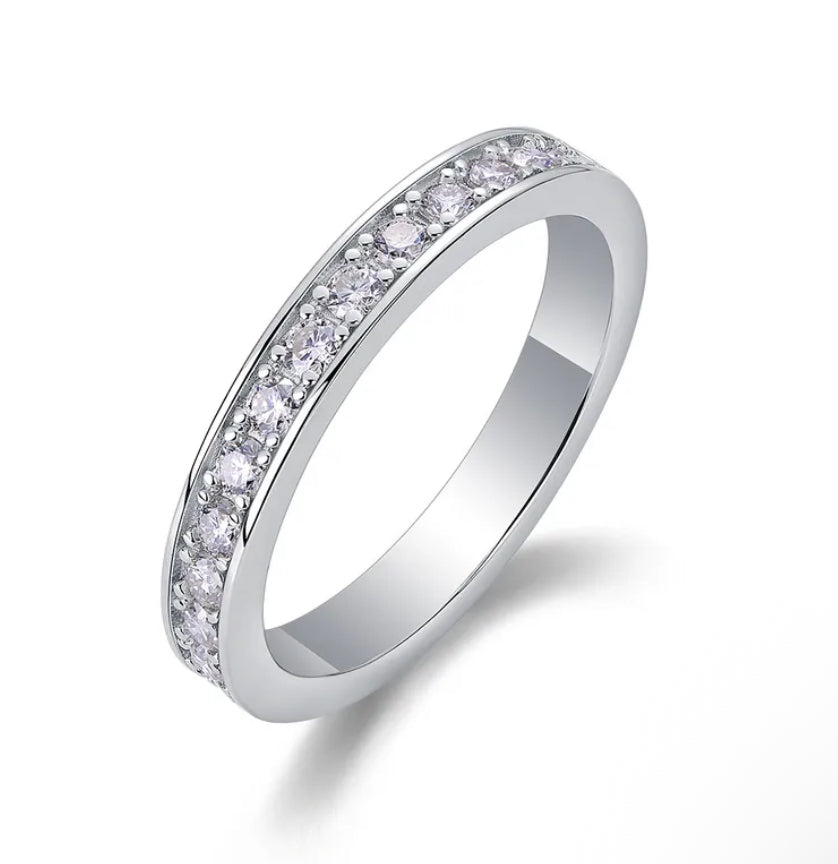 Churumbela moissanita plata .925