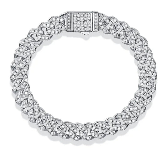 CUBAN BRACELET MOISSANITE